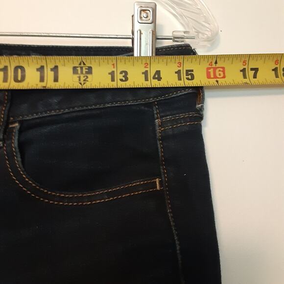 American Eagle Jeans Jeggings Women’s 6 Long Blue Stretch - Picture 7 of 9